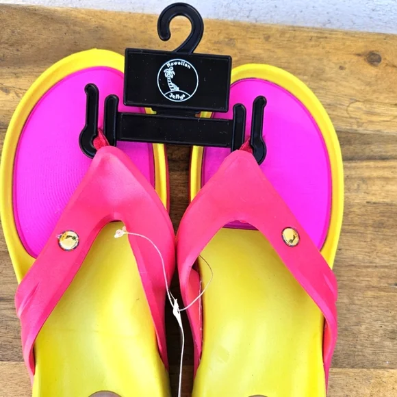 Hawaiian Jellys Ultra Comfort Mango Unisex Sandals Women's Size 8 - Picture 6 of 15